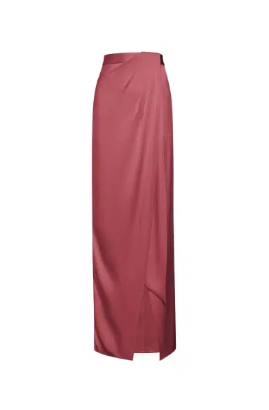 LAPOINTE Satin Wrap Maxi Skirt | Thumbnail 1 LAPOINTE Satin Wrap Maxi Skirt | Thumbnail 1