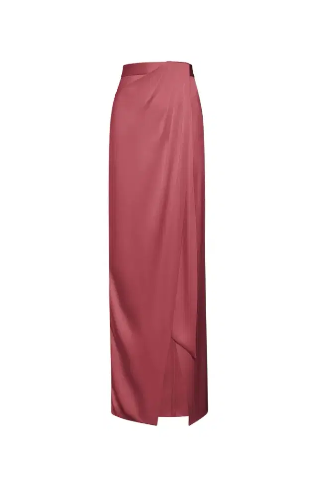 Satin Wrap Maxi Skirt