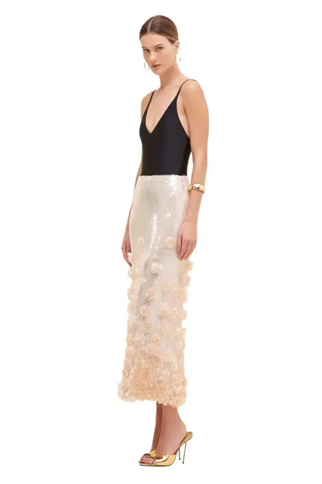 PatBo SEQUIN MIDI SKIRT (RUNWAY)