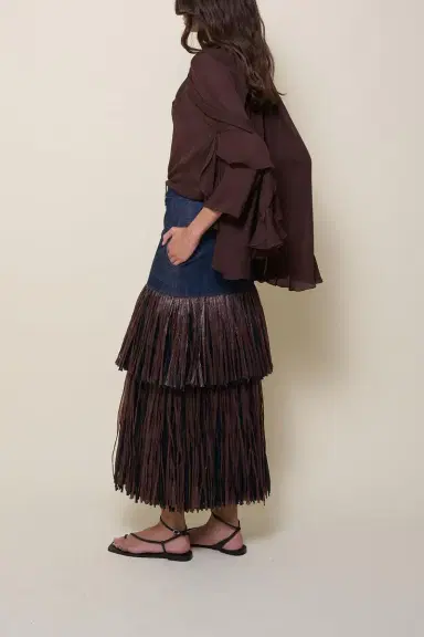 Johanna Ortiz Calipso Ankle Skirt | Thumbnail 4