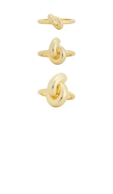 Jennifer Fisher Knot Ring Set | Thumbnail 1