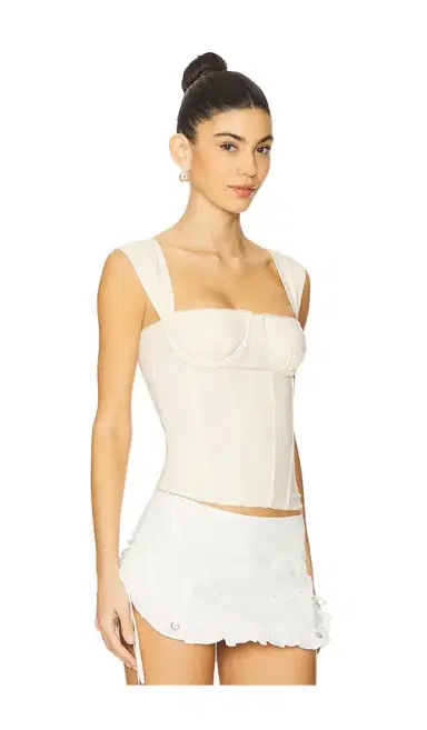 WeWoreWhat Ruched Cup Corset | Thumbnail 2 WeWoreWhat Ruched Cup Corset | Thumbnail 2