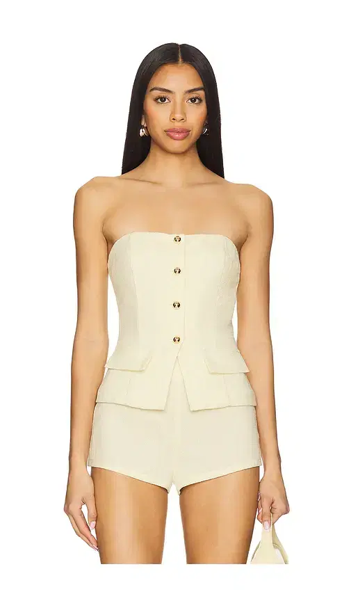 MORE TO COME Karsi Strapless Top