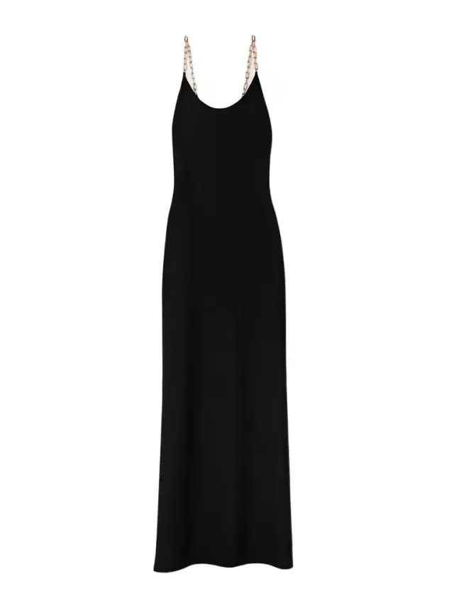 Adeona Embellished Silk Maxi Dress