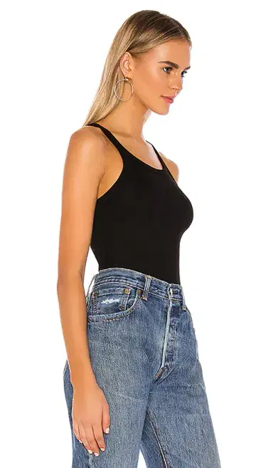 LNA Ribbed Skinny Racer Tank | Thumbnail 2 LNA Ribbed Skinny Racer Tank | Thumbnail 2