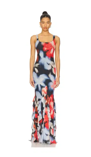 Especia Radiant Long Dress | Thumbnail 1