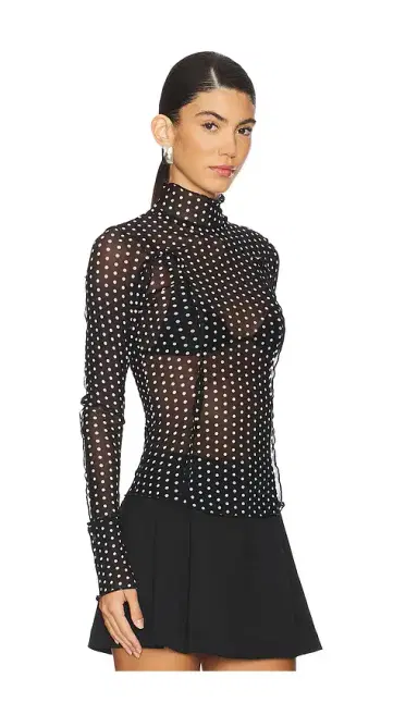Free People Charlie Printed Mesh Top | Thumbnail 2 Free People Charlie Printed Mesh Top | Thumbnail 2