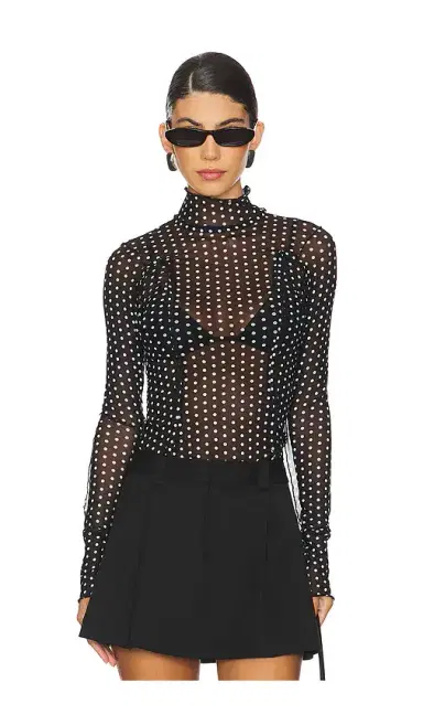 Free People Charlie Printed Mesh Top | Thumbnail 1 Free People Charlie Printed Mesh Top | Thumbnail 1