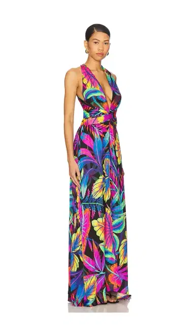 Luli Fama Neon Nights Maxi Dress | Thumbnail 2 Luli Fama Neon Nights Maxi Dress | Thumbnail 2