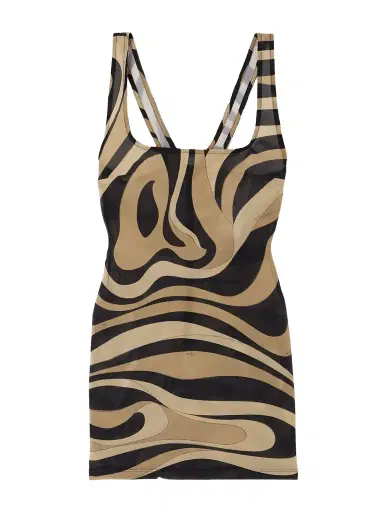 PUCCI Marmo Printed Stretch-mesh Mini Dress | Thumbnail 1