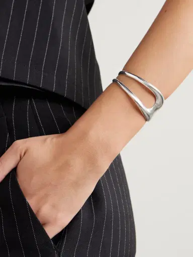 AGMES Leona Sterling Silver Cuff | Thumbnail 2 AGMES Leona Sterling Silver Cuff | Thumbnail 2