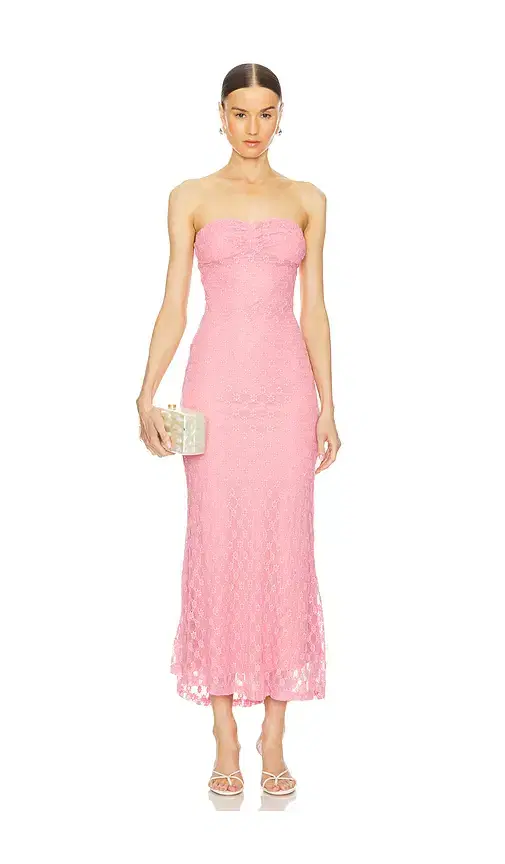 Bardot x REVOLVE Adoni Strapless Midi Dress