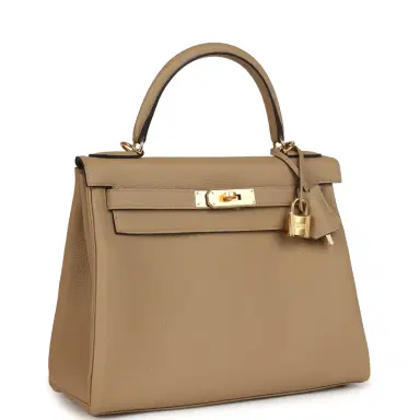 HERMÈS Hermes Kelly Retourne 28 Chai Togo Gold Hardware | Thumbnail 2 HERMÈS Hermes Kelly Retourne 28 Chai Togo Gold Hardware | Thumbnail 2