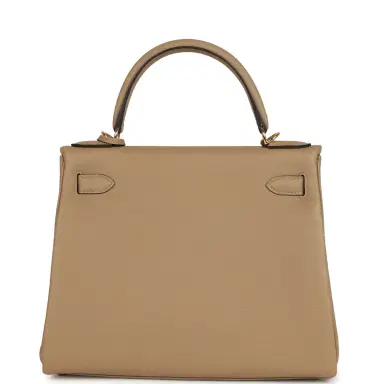 HERMÈS Hermes Kelly Retourne 28 Chai Togo Gold Hardware | Thumbnail 4 HERMÈS Hermes Kelly Retourne 28 Chai Togo Gold Hardware | Thumbnail 4