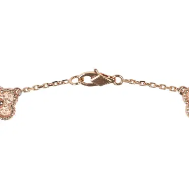Van Cleef & Arpels Van Cleef & Arpels Sweet Alhambra 16 Motif Long Necklace 18K Rose Gold Hardware | Thumbnail 4 Van Cleef & Arpels Van Cleef & Arpels Sweet Alhambra 16 Motif Long Necklace 18K Rose Gold Hardware | Thumbnail 4