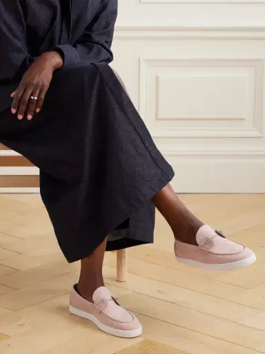 Christian Louboutin Chambeliboat Suede Loafers | Thumbnail 2 Christian Louboutin Chambeliboat Suede Loafers | Thumbnail 2