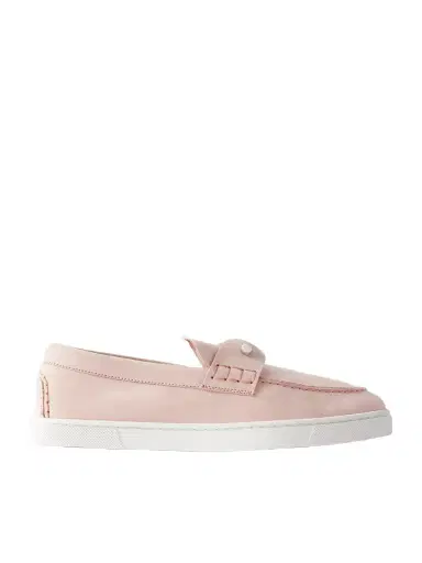 Christian Louboutin Chambeliboat Suede Loafers | Thumbnail 1 Christian Louboutin Chambeliboat Suede Loafers | Thumbnail 1