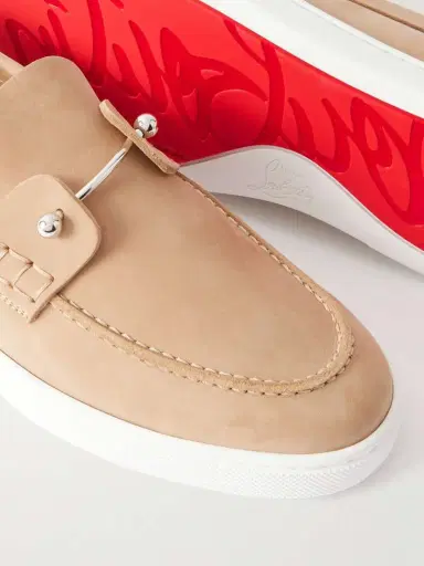 Christian Louboutin Chambeliboat Suede Loafers | Thumbnail 4 Christian Louboutin Chambeliboat Suede Loafers | Thumbnail 4