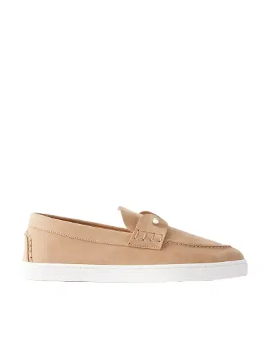 Christian Louboutin Chambeliboat Suede Loafers | Thumbnail 1 Christian Louboutin Chambeliboat Suede Loafers | Thumbnail 1