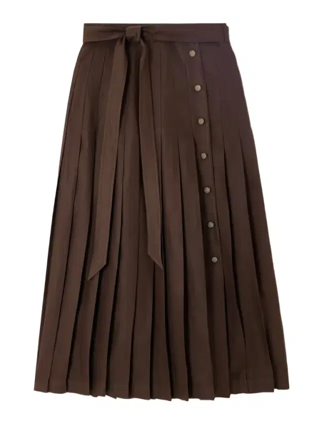Loro Piana Yasmina Belted Pleated Linen-twill Wrap Skirt
