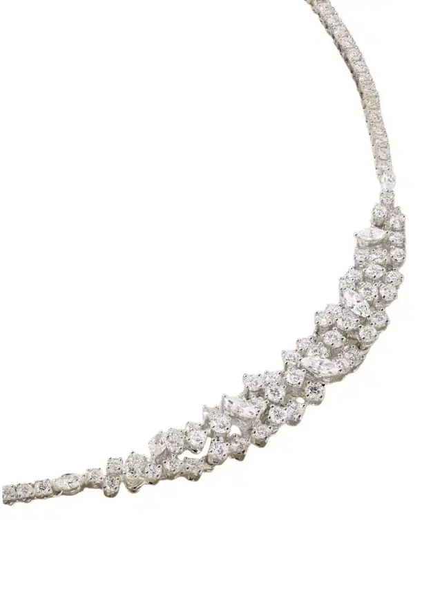 18-karat White Gold Diamond Necklace