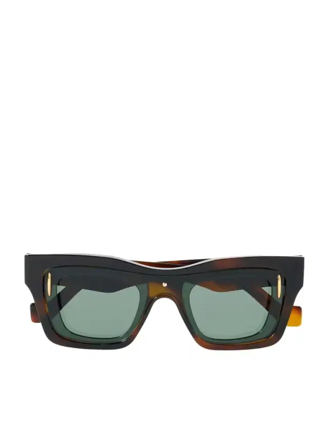 Square-frame Tortoiseshell Acetate Sunglasses