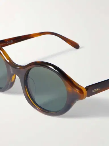 Loewe Round-frame Tortoiseshell Acetate Sunglasses | Thumbnail 4 Loewe Round-frame Tortoiseshell Acetate Sunglasses | Thumbnail 4