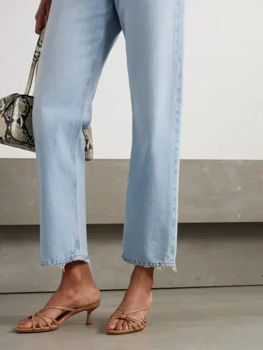 aeyde Abby Knotted Leather Sandals | Thumbnail 2 aeyde Abby Knotted Leather Sandals | Thumbnail 2