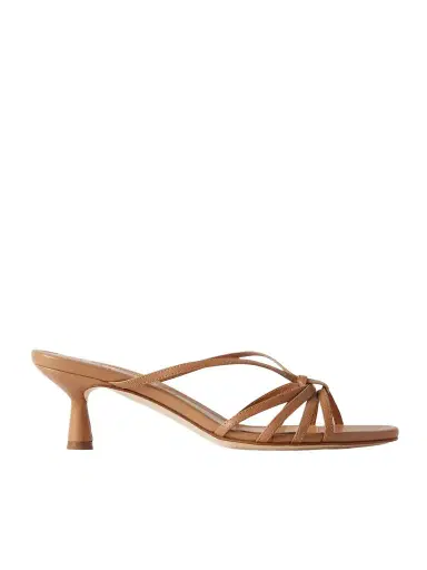 aeyde Abby Knotted Leather Sandals | Thumbnail 1 aeyde Abby Knotted Leather Sandals | Thumbnail 1