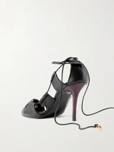 Chloé Embellished Cutout Leather Pumps | Thumbnail 3