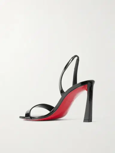 Christian Louboutin O Condora 85 Patent-leather Slingback Sandals | Thumbnail 3 Christian Louboutin O Condora 85 Patent-leather Slingback Sandals | Thumbnail 3