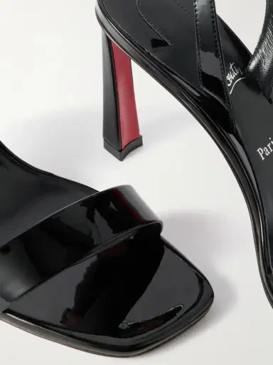Christian Louboutin O Condora 85 Patent-leather Slingback Sandals | Thumbnail 4 Christian Louboutin O Condora 85 Patent-leather Slingback Sandals | Thumbnail 4