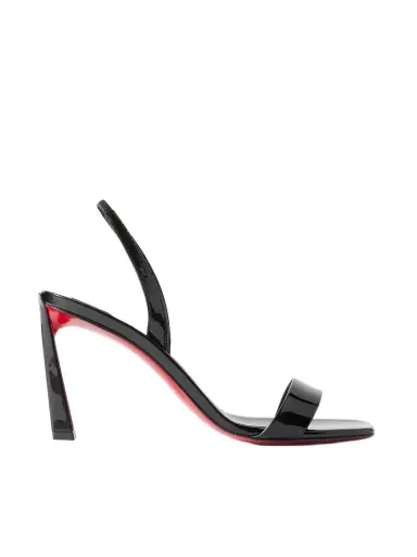 Christian Louboutin O Condora 85 Patent-leather Slingback Sandals | Thumbnail 1 Christian Louboutin O Condora 85 Patent-leather Slingback Sandals | Thumbnail 1
