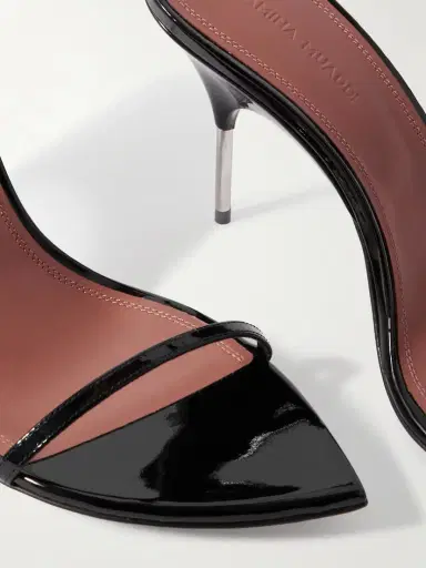 Amina Muaddi Bruna 95 Patent-leather Sandals | Thumbnail 4