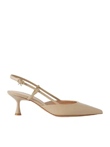 Gianvito Rossi Ascent 55 Leather Slingback Pumps | Thumbnail 1