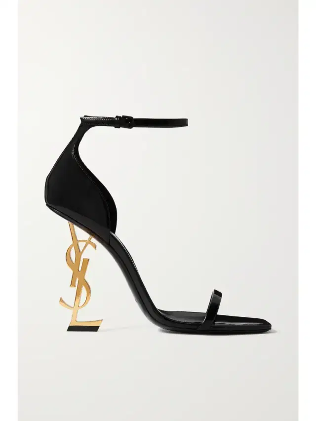 Opyum Embellished Patent-leather Sandals