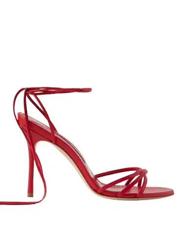 Manolo Blahnik Leva 105 Leather Sandals | Thumbnail 1