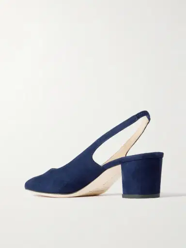 Manolo Blahnik Allurasan 50 Suede Slingback Pumps | Thumbnail 3 Manolo Blahnik Allurasan 50 Suede Slingback Pumps | Thumbnail 3