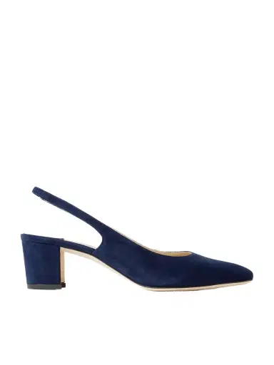 Manolo Blahnik Allurasan 50 Suede Slingback Pumps | Thumbnail 1 Manolo Blahnik Allurasan 50 Suede Slingback Pumps | Thumbnail 1