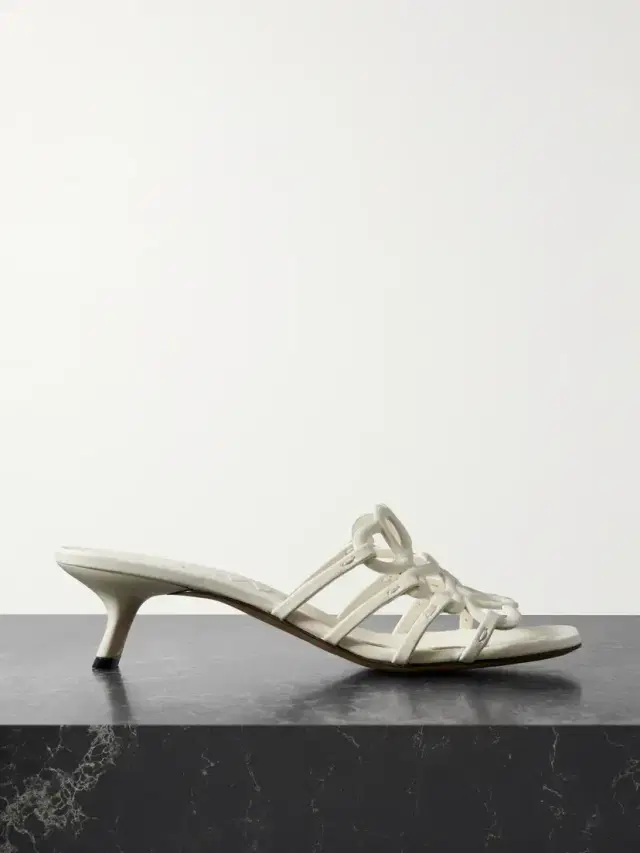 + Paula's Ibiza Petal Anagram Leather Sandals