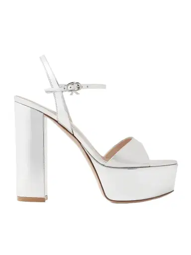 Gianvito Rossi Marlena 85 Mirrored-leather Platform Sandals | Thumbnail 1 Gianvito Rossi Marlena 85 Mirrored-leather Platform Sandals | Thumbnail 1
