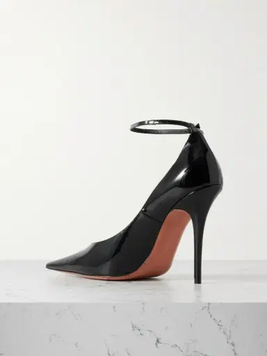 Amina Muaddi Anok Patent-leather Point-toe Pumps | Thumbnail 3