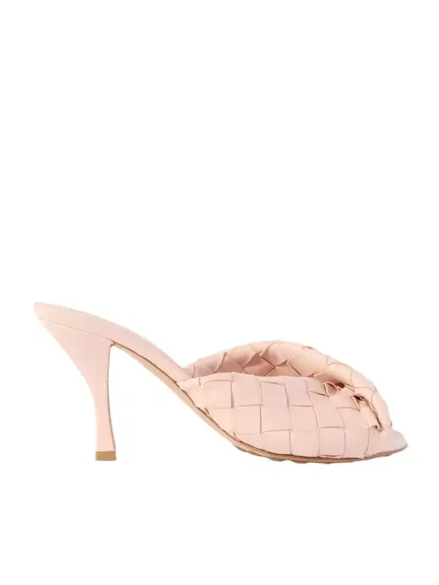Blink Twisted Intrecciato Leather Mules