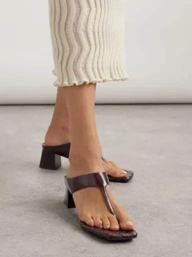 Bottega Veneta Intrecciato Leather Sandals | Thumbnail 2 Bottega Veneta Intrecciato Leather Sandals | Thumbnail 2