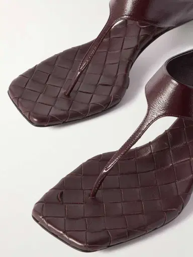Bottega Veneta Intrecciato Leather Sandals | Thumbnail 4 Bottega Veneta Intrecciato Leather Sandals | Thumbnail 4