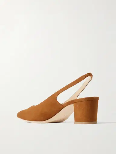 Manolo Blahnik Allurasan 50 Suede Slingback Pumps | Thumbnail 3 Manolo Blahnik Allurasan 50 Suede Slingback Pumps | Thumbnail 3