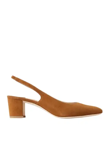 Manolo Blahnik Allurasan 50 Suede Slingback Pumps | Thumbnail 1 Manolo Blahnik Allurasan 50 Suede Slingback Pumps | Thumbnail 1