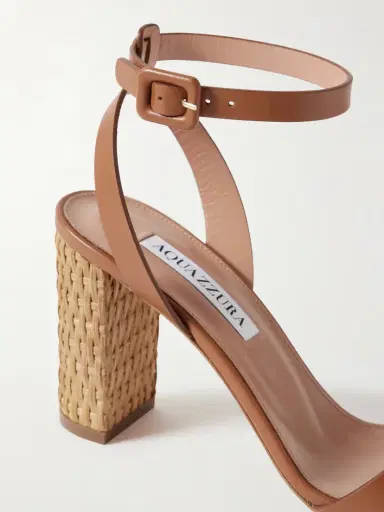 Aquazzura Sunseeker 85 Leather Sandals | Thumbnail 4 Aquazzura Sunseeker 85 Leather Sandals | Thumbnail 4