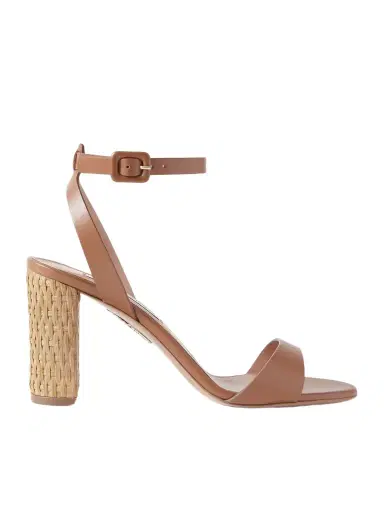 Aquazzura Sunseeker 85 Leather Sandals | Thumbnail 1 Aquazzura Sunseeker 85 Leather Sandals | Thumbnail 1