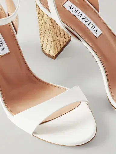Aquazzura Sunseeker 85 Leather Sandals | Thumbnail 4 Aquazzura Sunseeker 85 Leather Sandals | Thumbnail 4